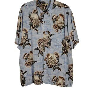Batik Bay Mens Hawaiian Shirt XXL Button Down Short Sleeve Floral Beach Tropical
